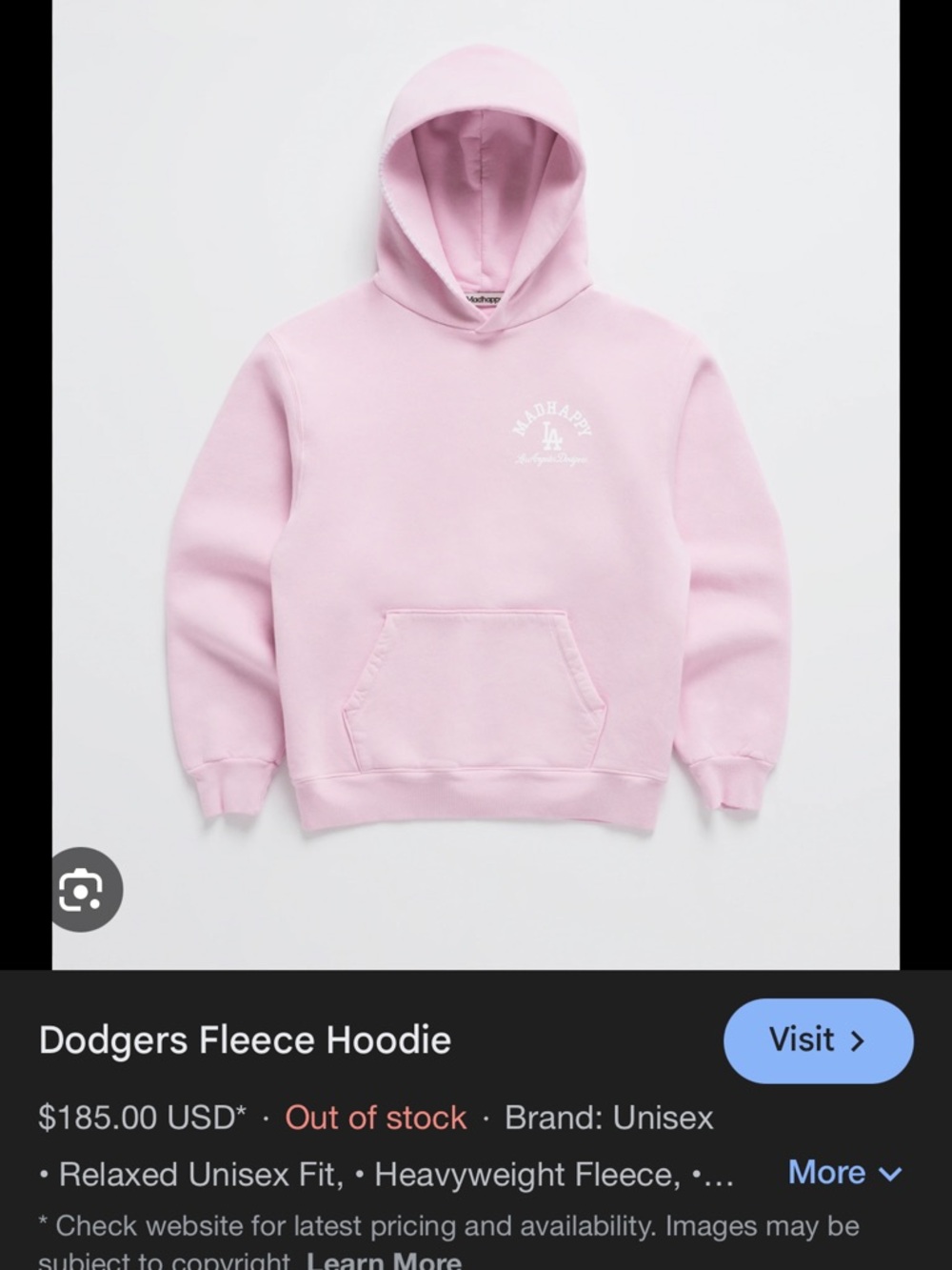 Madhappy Dodgers Hoodie